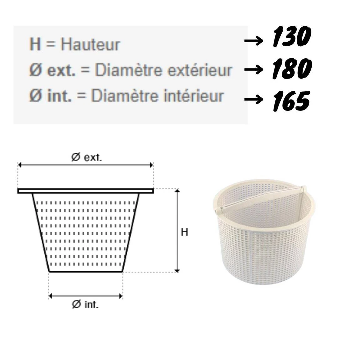 Panier SP1082/84/85 - Skimmer Piscine Hayward 4 Panier SP1082/84/85 - Skimmer Piscine Hayward – Image 2