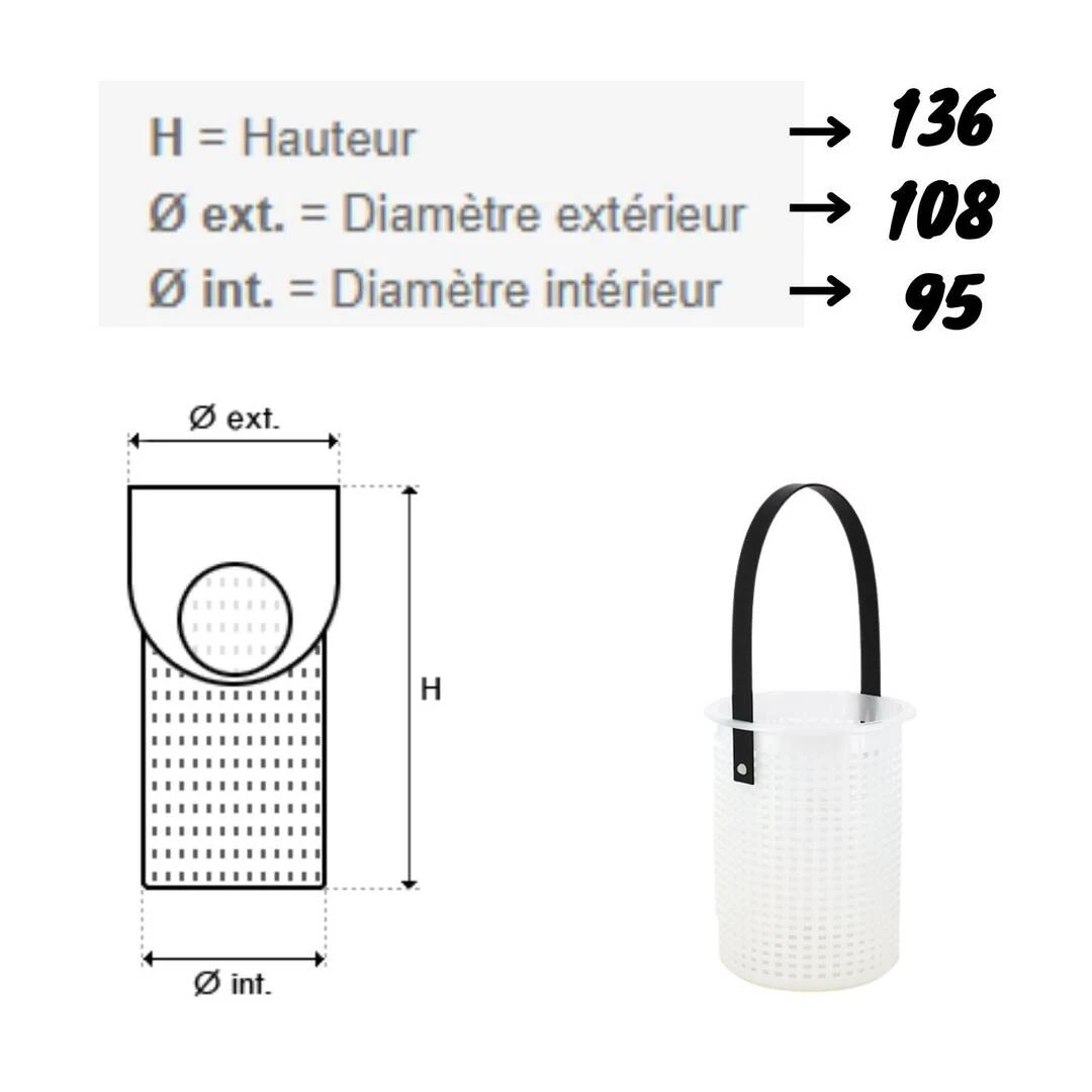Panier Préfiltre Pompe Piscine - Sena Astral 4 Panier Préfiltre Pompe Piscine - Sena Astral – Image 2