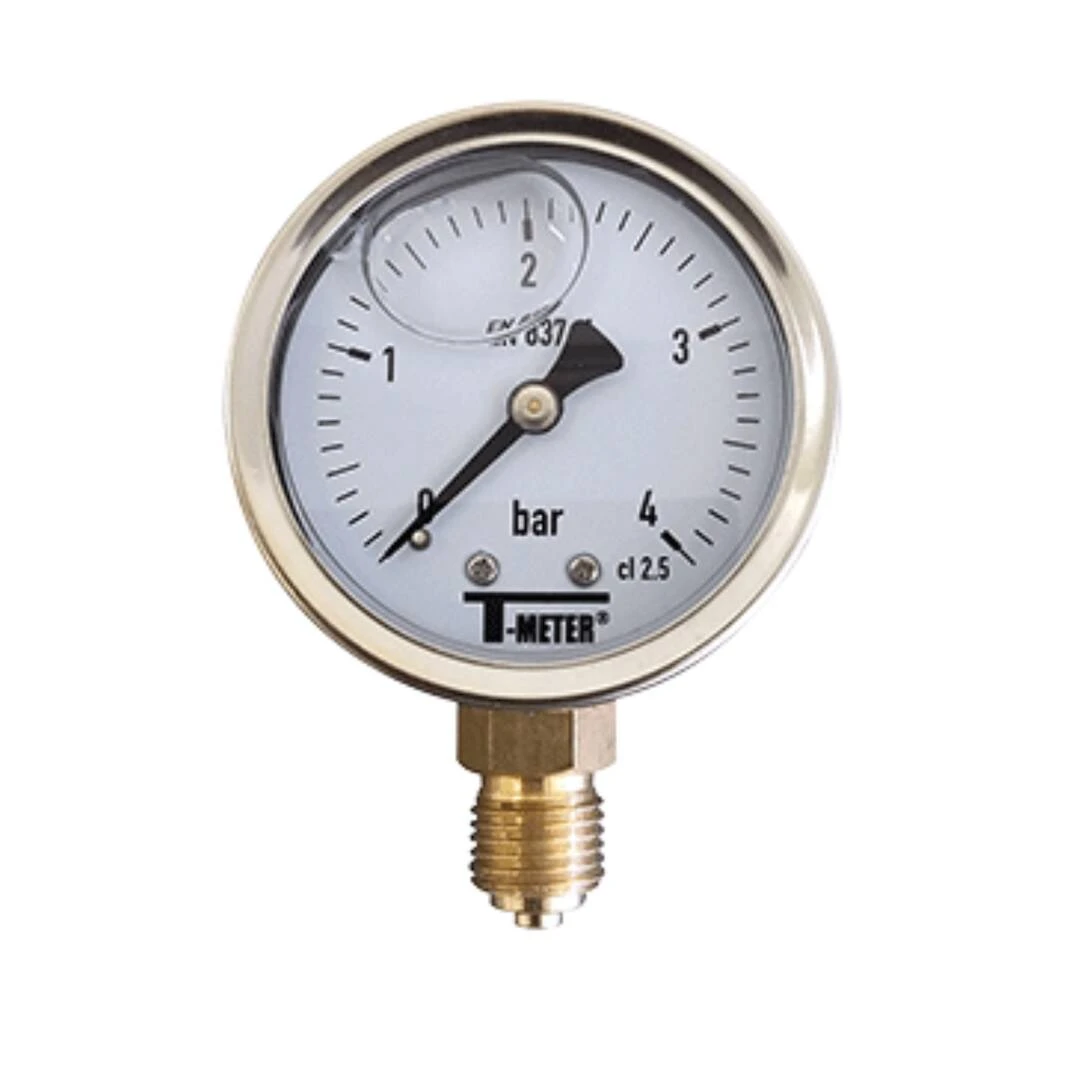 Manomètre - Mano Glycérine Verticale - Radial - Diamètre 40 3 Manomètre - Mano Glycérine Verticale - Radial - Diamètre 40