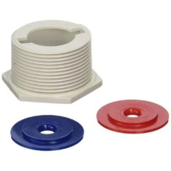 Ensemble Raccord Mural Et Réducteur De Débit Connecteur Universel De Parois - Réf Polaris : 10-108-00